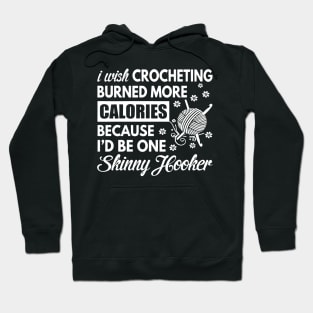 I wish crocheting birned more calories because I_d be one skinny hooler crochet Hoodie
